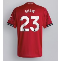 Manchester United Luke Shaw #23 Domáci futbalový dres 2025-26 Krátky Rukáv
